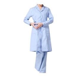 SKU019 custom-made long-sleeved doctor robe design lapel laboratory pharmacy overalls doctor robe manufacturer SKU019 custom-made long-sleeved doctor robe design lapel laboratory pharmacy overalls doctor robe manufacturer